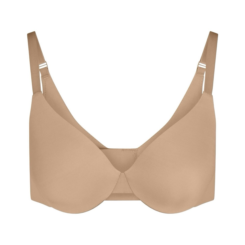 Skims Smoothing Intimates Full Coverage Lightly Lined Bra Clay 34C DM-DEM-9549W - Picture 1 of 4